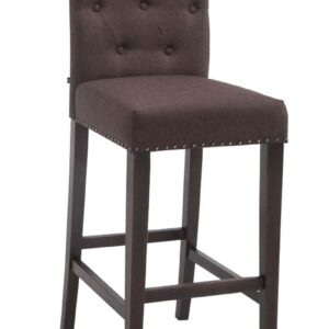 Barhocker Louise Stoff antik braun