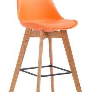 Barhocker Metz Kunststoff Natura orange