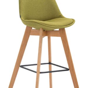 Barhocker Metz Stoff Natura grün