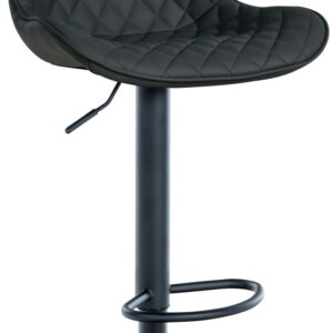 Barhocker Minosa Kunstleder schwarz