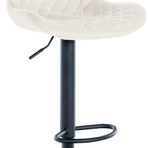 Barhocker Minosa Samt creme