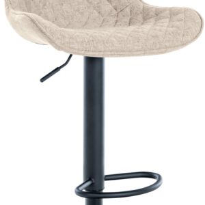 Barhocker Minosa Stoff taupe