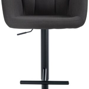 Barhocker Natoma Stoff schwarz schwarz