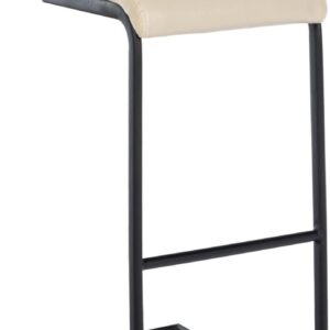 Barhocker Newport Kunstleder B creme