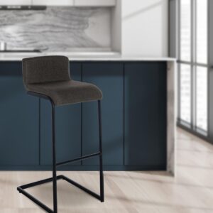 Barhocker Newport Stoff B dunkelgrau