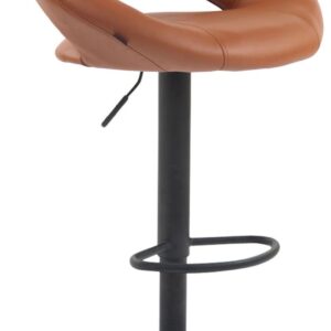 Barhocker Olinda Kunstleder schwarz hellbraun