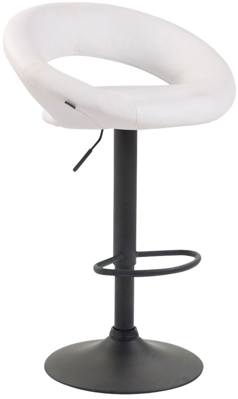 Barhocker Olinda Kunstleder schwarz weiß 1 Barhocker Olinda Kunstleder schwarz weiß