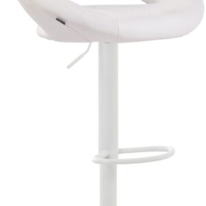 Barhocker Olinda Kunstleder weiß weiß