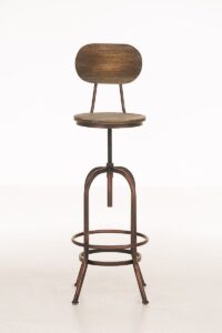 Barhocker Pino Holz bronze