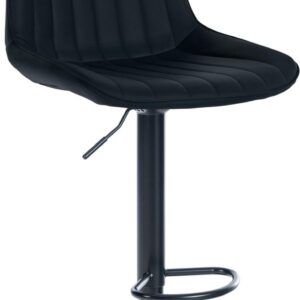 Barhocker Toni Kunstleder schwarz schwarz