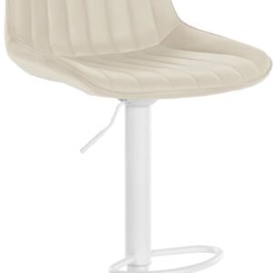 Barhocker Toni Kunstleder weiß creme