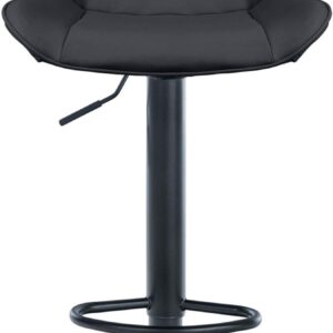 Barhocker Vonore Kunstleder schwarz schwarz