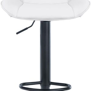 Barhocker Vonore Kunstleder schwarz weiß