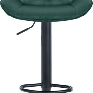Barhocker Vonore Samt schwarz grün