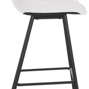 Barhocker Weston Kunstleder weiß