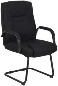 Besucherstuhl Attila Stoff schwarzschwarz