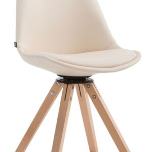 Besucherstuhl Calais Drehbar Natura Square creme