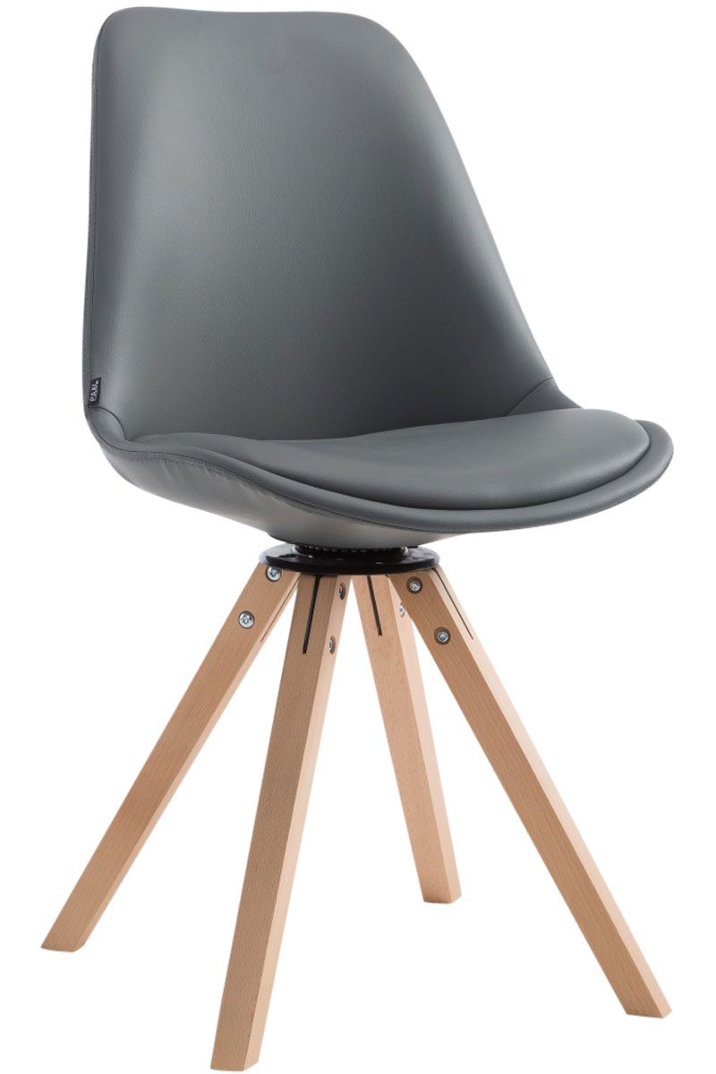 Besucherstuhl Calais Drehbar Natura Square grau 1 Besucherstuhl Calais Drehbar Natura Square grau