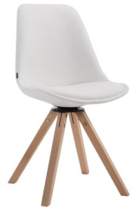 Besucherstuhl Calais Drehbar Natura Square weiss