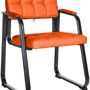 Besucherstuhl Canada B Kunstleder orange