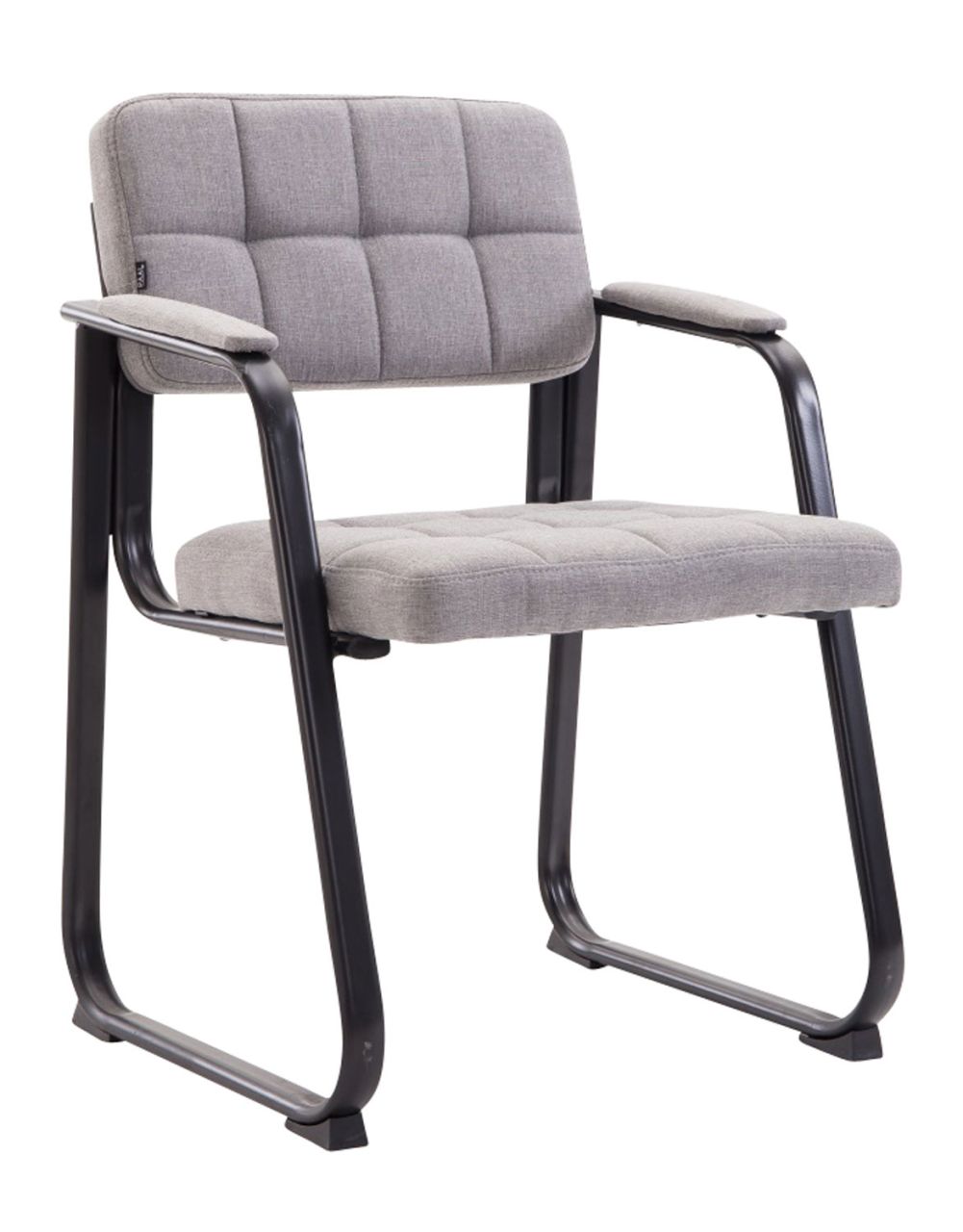 Besucherstuhl Canada B Stoff hellgrau 1 Besucherstuhl Canada B Stoff hellgrau