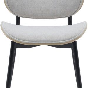 Besucherstuhl Enid Stoff natura/creme