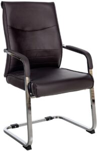 Besucherstuhl Hobart braun