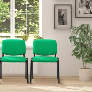 Besucherstuhl Ken Stoff grün
