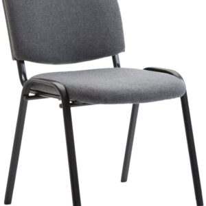 Besucherstuhl Ken V2 Stoff grau