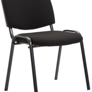 Besucherstuhl Ken V2 Stoff schwarz