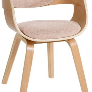 Besucherstuhl Kingston Stoff natura/creme