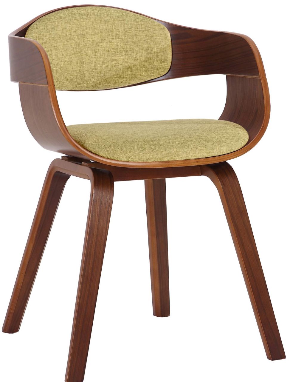 Besucherstuhl Kingston Stoff walnuss/hellgrün 1 Besucherstuhl Kingston Stoff walnuss/hellgrün