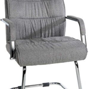 Besucherstuhl Sievert Stoff hellgrau