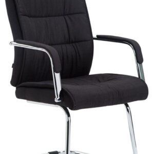 Besucherstuhl Sievert Stoff schwarz