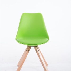 Besucherstuhl Toulouse Natura Rund grün