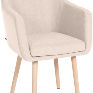 Besucherstuhl Utrecht Stoff natura beige
