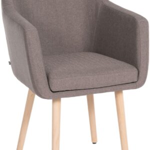 Besucherstuhl Utrecht Stoff natura taupe