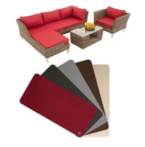 Bezuege Garnitur Moss rubinrot