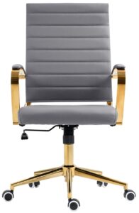 Buerostuhl Havanna Kunstleder grau