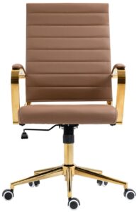 Buerostuhl Havanna Kunstleder hellbraun
