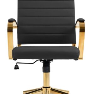 Bürostuhl Havanna Kunstleder schwarz