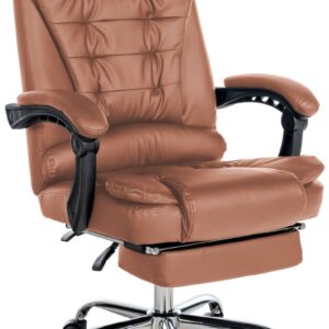 Bürostuhl Oxygen Kunstleder hellbraun