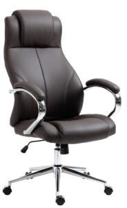 Buerostuhl Salford Echtleder braun