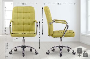 Buerostuhl Terni Stoff gruen