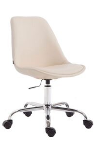 Buerostuhl Toulouse Kunstleder creme