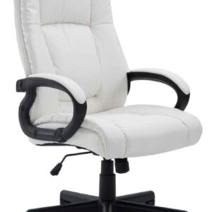 Bürostuhl XL Sparta Kunstleder weiß