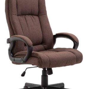 Bürostuhl XL Sparta Stoff braun