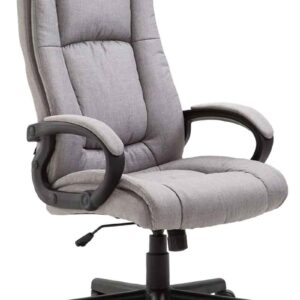 Bürostuhl XL Sparta Stoff grau