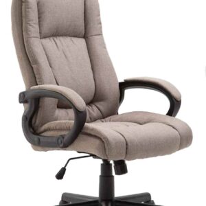 Bürostuhl XL Sparta Stoff taupe