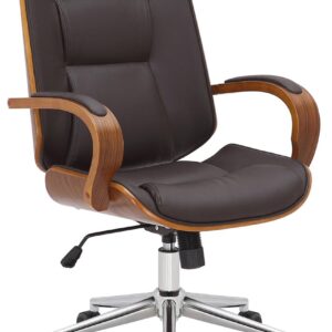 Bürostuhl Yankton walnuss/braun